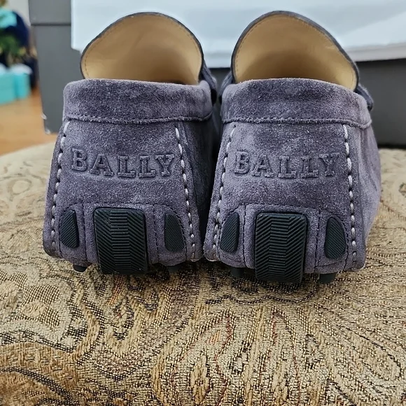 Bally Waterman Quartz Purple Suede Slip-Ons Driving Mocsasin Bally Waterman Quartz Purple Suede Slip-Ons Driving Mocsasin main image 3